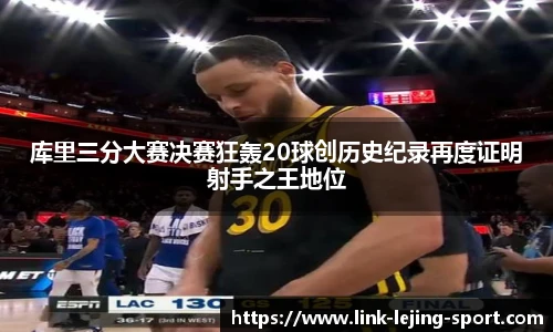 库里三分大赛决赛狂轰20球创历史纪录再度证明射手之王地位